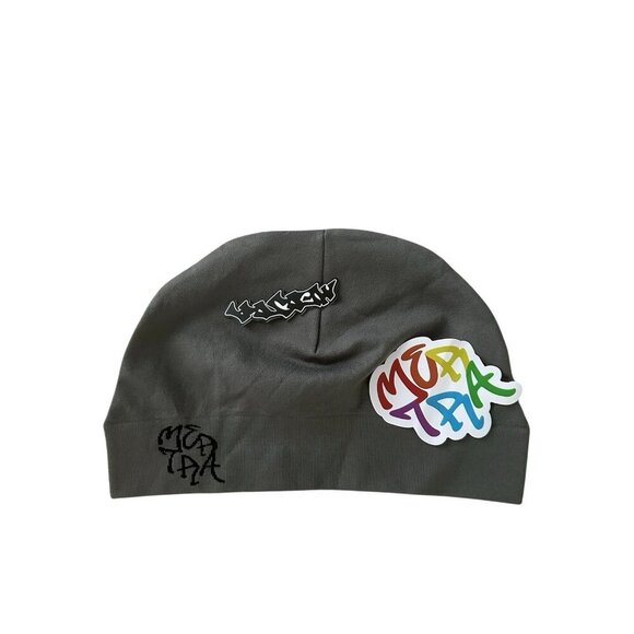 Mertra Sprinter Beanie Hat Gray O/S with stickers New - Picture 2 of 12